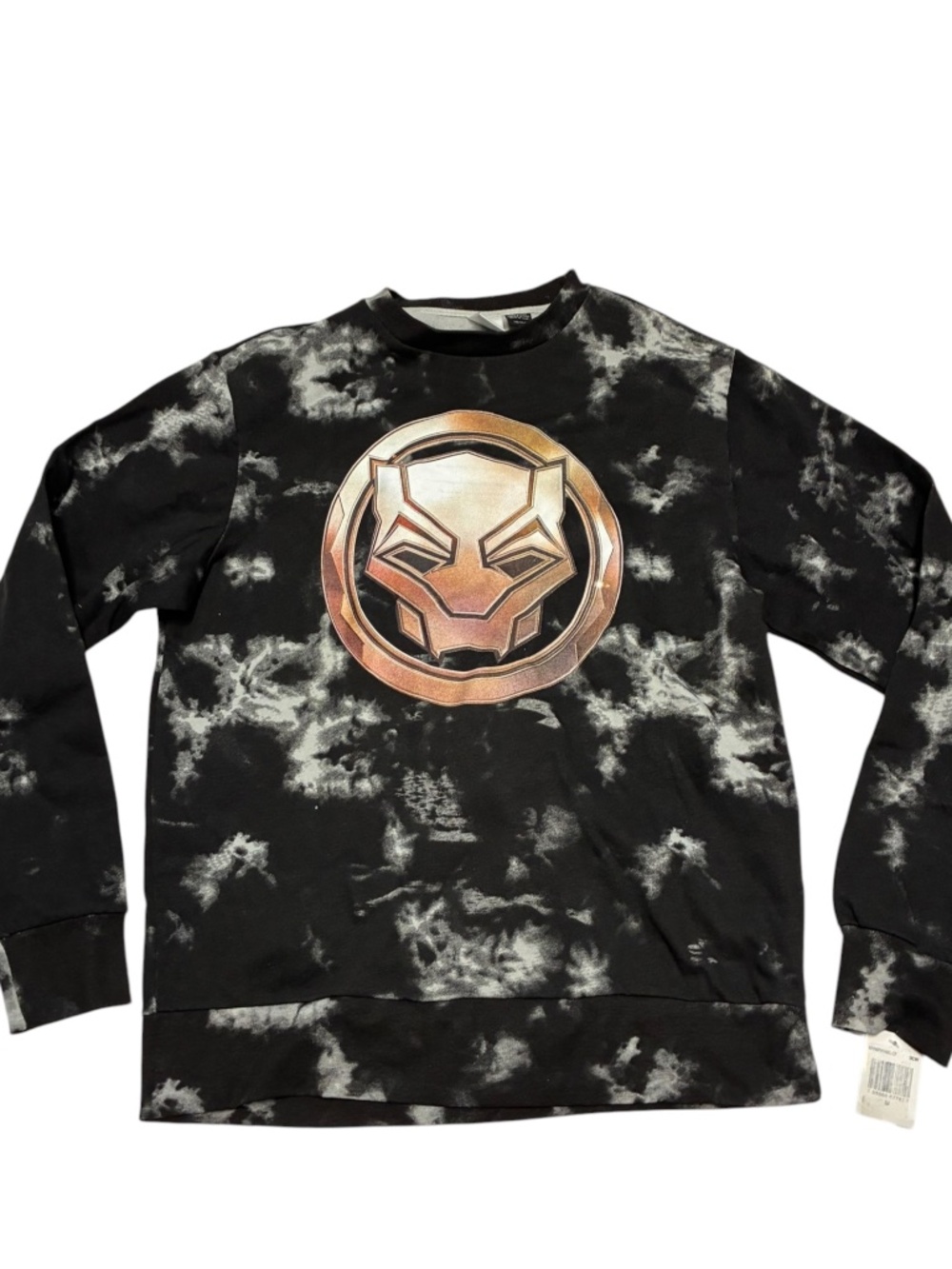 Marvel Unisex Black Panther Wakanda Forever crewneck sweatshirt Size Medium NWOT